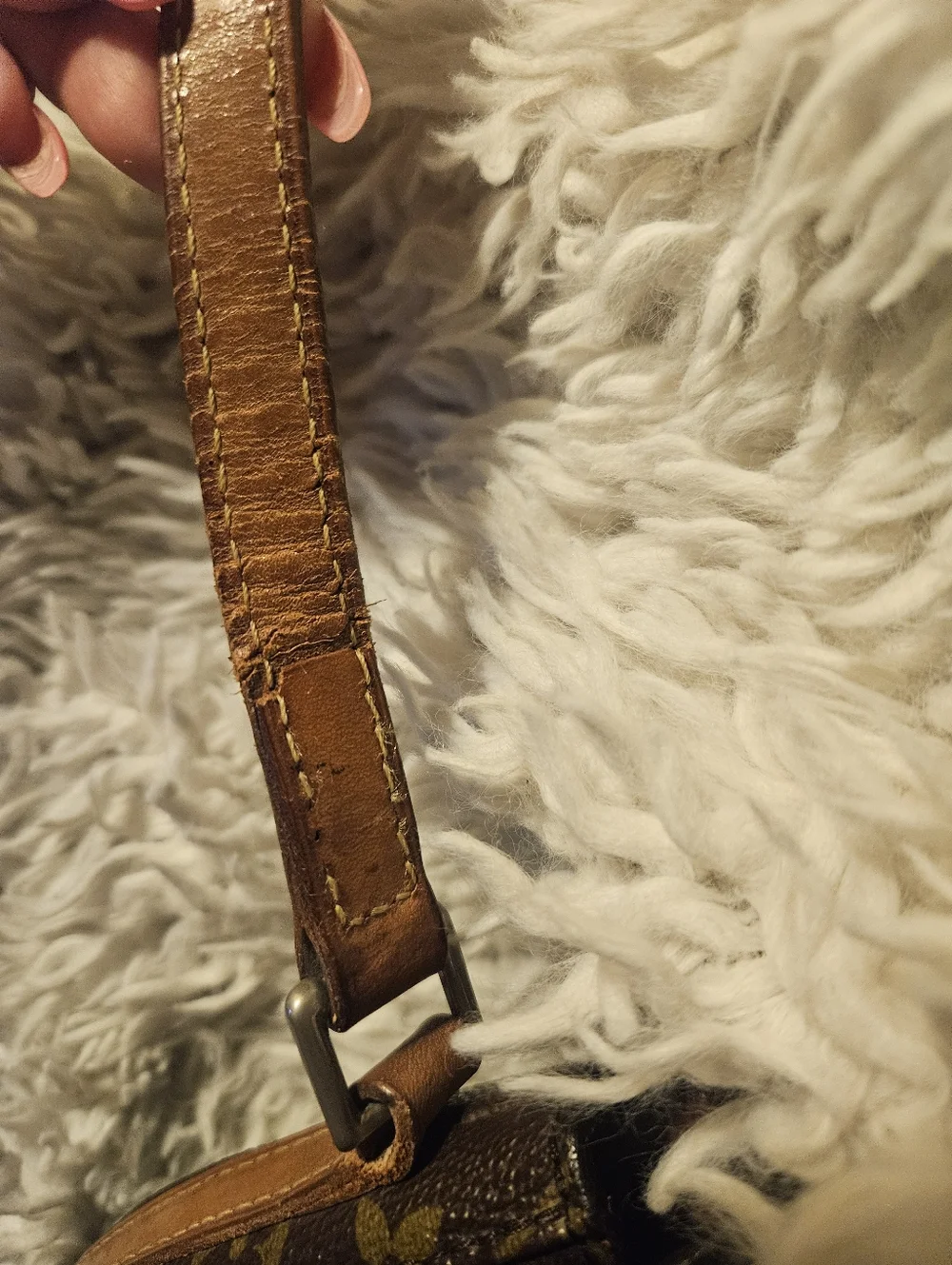 Louis Vuitton Mini Brown Monogram Canvas Chantilly Shoulder Bag - Picture 7 of 8